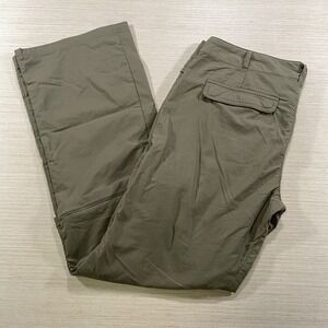 REI Womens 14 Convertible Hiking Pants Beige Zip Off Trail Cargo UPF 50 Gorpcore